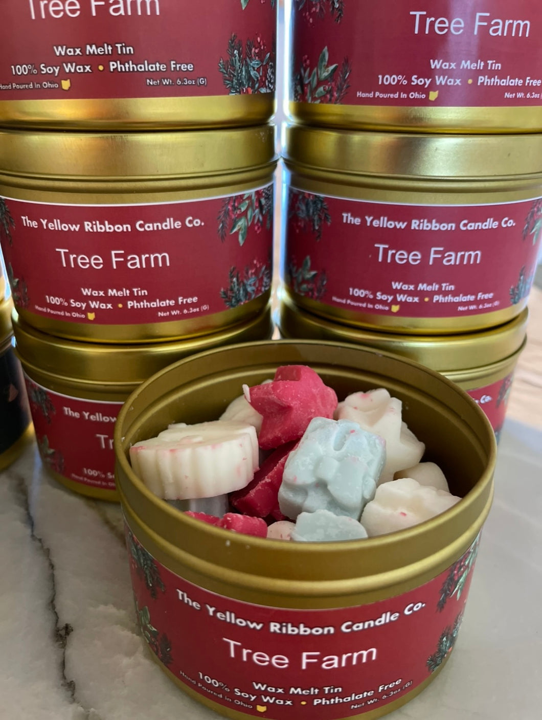 Tree Farm Wax Melt Tin