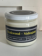 Load image into Gallery viewer, Teakwood + Mahogany 11oz Candle LARGE
